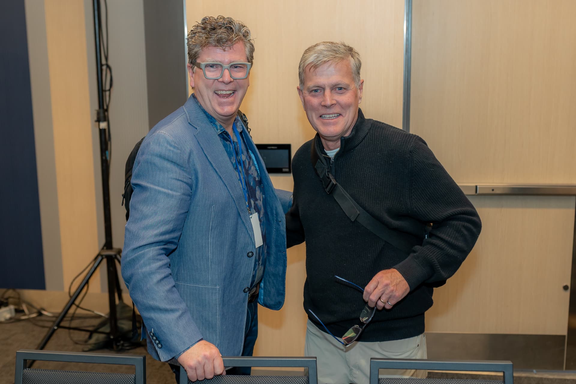 Stroke of Luck Fabulous Founders Ross and Steve MacDougall presented their company at TEAM MENTORING meetings